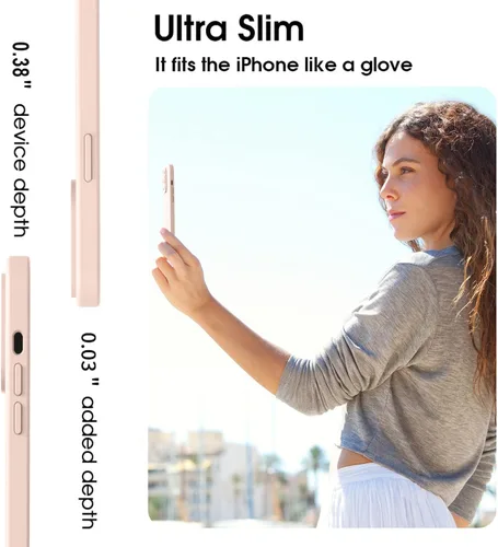 Vista 8 de Vooii Funda magnética compatible con iPhone 14 Pro Max, protector de pantalla 9H, protector de cámara, forro de microfibra suave, funda de silicona