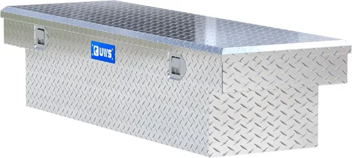 Vista 7 de UWS EC10261 Caja de herramientas de aluminio de pared pesada del camión de 63 pulgadas, tapa RigidCore