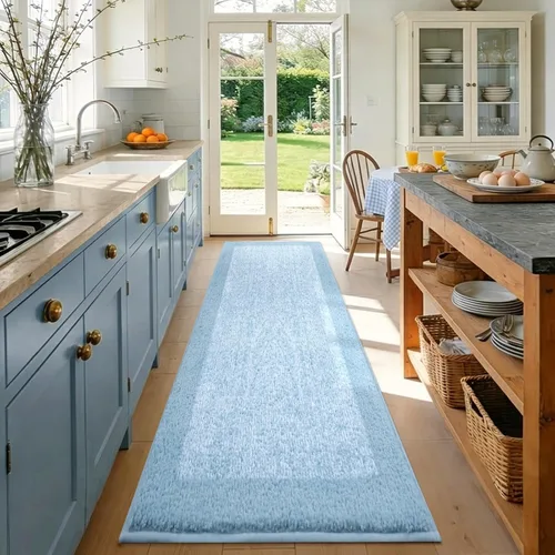 Vista 70 de Alfombras de baño de 17 x 24 pulgadas, antideslizantes, lavables, color gris, para bañera, tapete de baño para baño, tapete suave y absorbente