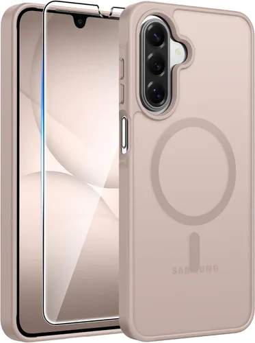 Vista 46 de FNTCASE para Samsung Galaxy Z Fold 7 Estuche Magnético: Funda de Teléfono Celular con Textura Mate Translúcida, Protección contra Caídas de Grado