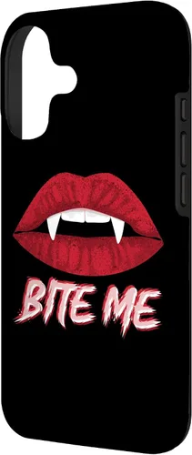 Vista 2 de Bite Me Vampire Fangs DIY Halloween for Aspiring Dracula Case for iPhone 17