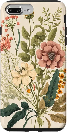 Vista 11 de Funda para iPhone 11 con diseño floral botánico vintage