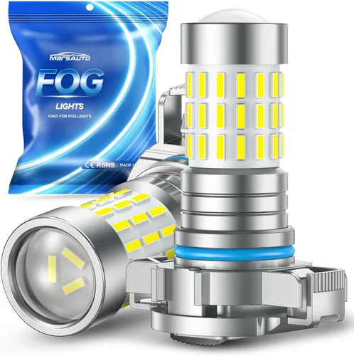 Vista 17 de Marsauto Focos LED de reversa mejorados 3157 3156, luz trasera de estacionamiento, DRL, luz de freno con proyector para reemplazo de focos 3047 3457