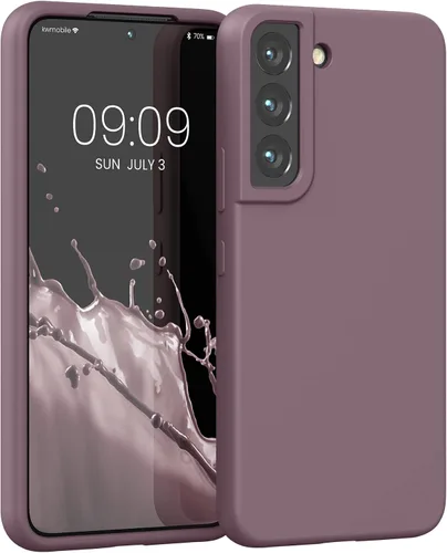 Vista 281 de kwmobile Funda compatible con Samsung Galaxy S9 - Funda de silicona TPU con acabado suave - Blue Reef