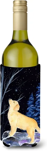 Vista 158 de Caroline's Treasures SS8447CC Starry Night English Bulldog - Enfriador para latas o botellas, lavable, funda plegable con aislamiento para bebidas