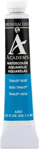 Vista 7 de Grumbacher Academy - Pintura de acuarela, 0.25 onzas, tono azul cerúleo (A039)