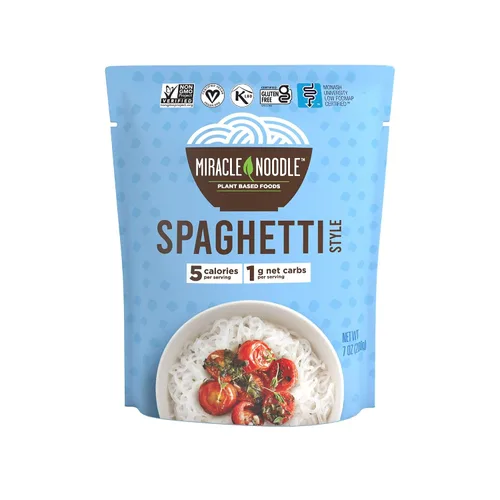 Vista 11 de Miracle Noodle Angel Hair Pasta - Fideos Shirataki a base de plantas, fideos Konjac, vegana, sin gluten, pasta baja en carbohidratos, paleo, fideos