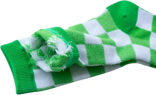 Vista 5 de Calcetines tobilleros de algodón a cuadros para niñas y niños pequeños unisex