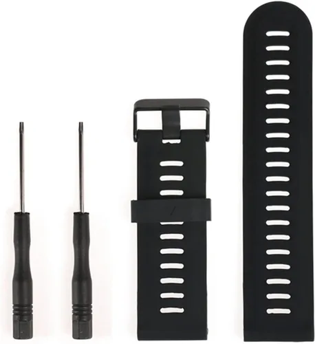 Vista 8 de Correa de silicona suave de repuesto para Garmin Fenix 3 / Fenix 3 HR GPS reloj con herramientas accesorios de reloj 1
