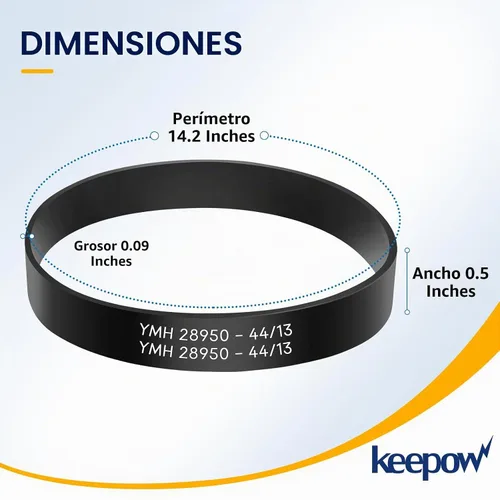Vista 3 de KEEPOW - Correas de repuesto para Bissell PowerSwift/Aeroswift/Powertrak