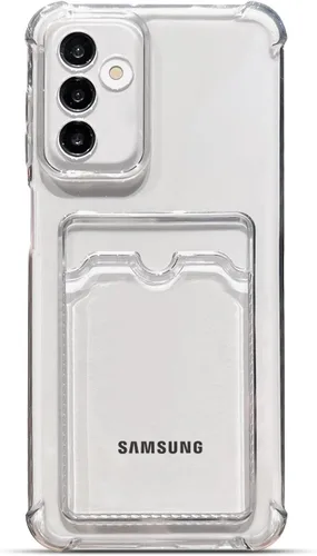 Vista 17 de Tuokiou para Samsung Galaxy A16 Funda, Fundas Protectoras Transparentes con Ranura para Tarjetas, Funda Cartera de TPU Suave Ajuste Delgado