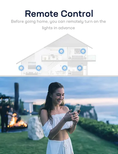 Vista 4 de Enchufe inteligente, compatible con Smart Life, Siri, SmartThings, Alexa Google Assistant para control de voz, control remoto, temporizador, mini