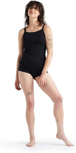 Vista 4 de Icebreaker Merino - Camiseta térmica para mujer talla estándar 175 para uso diario clima frío color negro talla S de EE UU