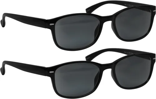Vista 20 de TruVision Readers 9505HP OTC Reading Glasses for Men & Women Black Sun, Tortoise Sun Sun Acrylic lenses, UV protection, beach and outdoor use