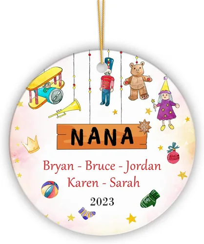 Vista 21 de Adorno personalizado de primera Navidad para bebé con nombre, personaliza la fecha de nacimiento de tu bebé, hora de nacimiento, peso y altura, bebé