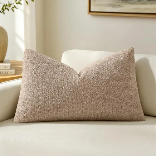 Vista 23 de MIULEE Funda de almohada texturizada con diseño de boucle, color azul aguamarina, funda de almohada lumbar sólida, decorativa de primavera, suave
