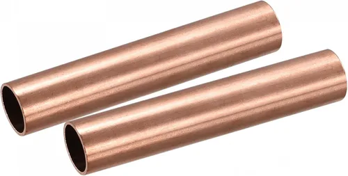 Vista 18 de uxcell Tubo redondo de cobre 0.315 in OD 0.059 in espesor de pared 3.937 in longitud tubería 2 piezas
