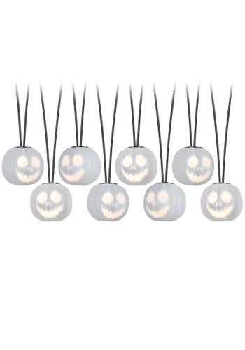 Vista 4 de Cadena de Luces Emote de Jack Skellington Pesadilla Antes de Navidad Multicolor