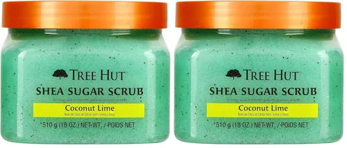 Vista 32 de Tree Hut - Exfoliante corporal de azúcar de karité, coco y lima, 18 onzas