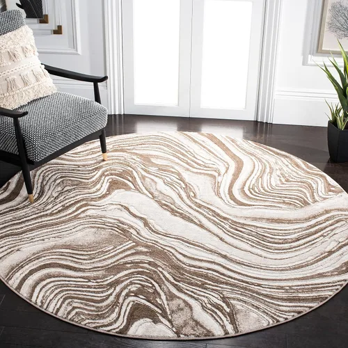Vista 33 de SAFAVIEH Meadow Collection - Alfombra para pasillo, 2 x 7 pies, azul y gris, diseño abstracto moderno, no desprende pelusa y de fácil cuidado, ideal