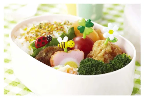 Vista 2 de CuteZCute Bento - Paleta de alimentos, 8 piezas, flores de abeja