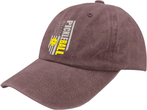 Vista 2 de devor Caps Pickleball Baseball Cap for Men Graphic Denim Hats Adjustable