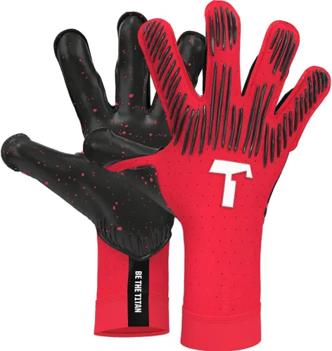 Vista 10 de T1TAN Rebel Guantes de Fútbol para Portero - Guantes de Portero de Fútbol para Portero - Adultos y Jóvenes Rebel 2.0 blanco-hacia fuera