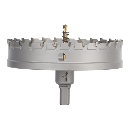 Vista 31 de Sierra perforadora de carburo de 1-1/2 pulgadas (1.496 in) para metal duro, cortador de agujeros con punta de carburo de tungsteno con broca piloto