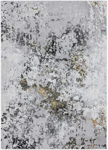 Vista 2 de LUXE WEAVERS Alfombra abstracta moderna antracita de 2 x 3 para entrada