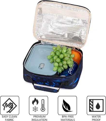 Vista 9 de Mochila escolar para niños con fiambrera para niñas, bolsa de libros, mochila escolar preescolar, jardín de infantes, mochila para niños pequeños