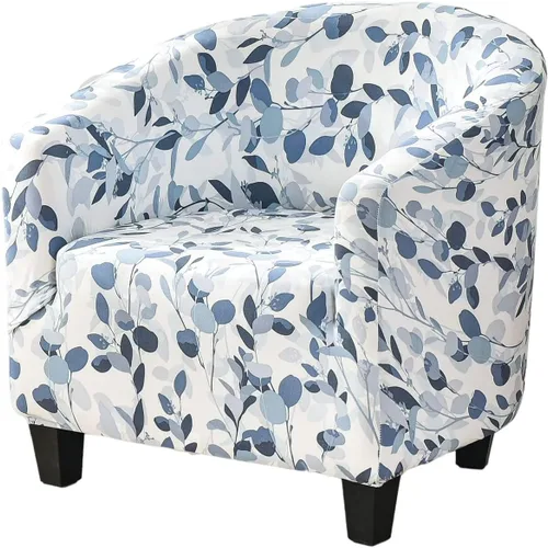 Vista 14 de Funda para silla de club, funda elástica para sillón, funda de sofá, protector de muebles para sala de estar (color #18)