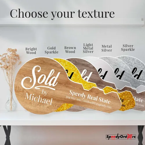 Vista 4 de Letrero de venta para agente de bienes raíces, regalo gigante para cabina de fotos, accesorios para casa, suministros de marketing vendidos por