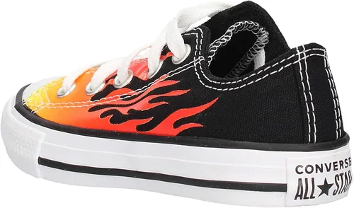 Vista 2 de Converse Chuck Taylor All Star OX - Tenis bajos para niños color negro