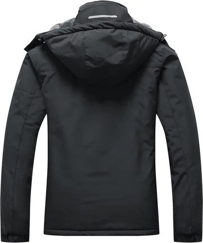 Vista 2 de Chaqueta de esquí impermeable para mujer con capucha