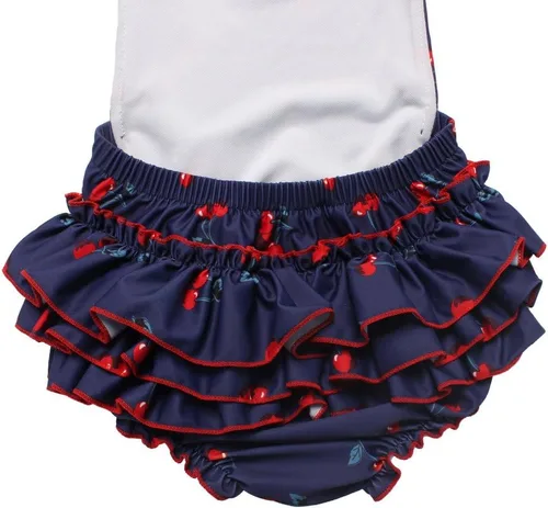 Vista 3 de Trajes de baño con diseño de cereza para bebé niña de 0 a 4 años