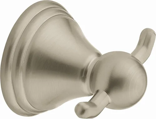 Vista 10 de Moen DN8403BN Preston - Gancho doble para bata, níquel cepillado