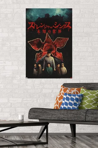 Vista 2 de Netflix Stranger Things: Temporada 4 - Póster de pared internacional