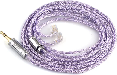 Vista 11 de Linsoul Tripowin Zonie - Cable IEM de 16 núcleos chapados en plata, cables mejorados para auriculares SPC de 1.25m para ZS10 PRO 2 AS10 PRO ZSN PRO