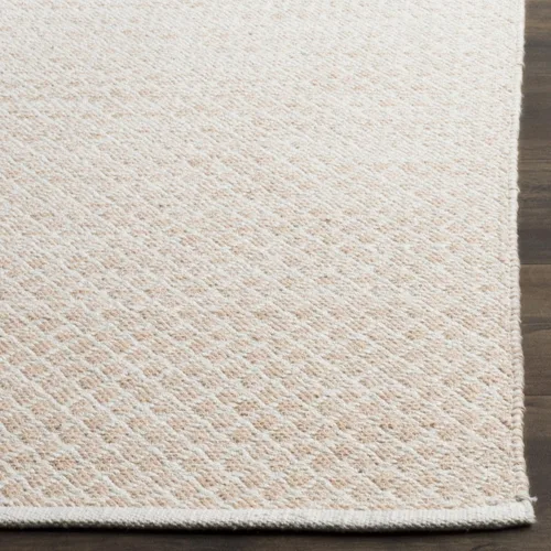 Vista 3 de SAFAVIEH Montauk Collection - Alfombra decorativa de 2 pies 3 pulgadas x 5 pies, color beige y marfil, algodón hecho a mano, ideal para zonas