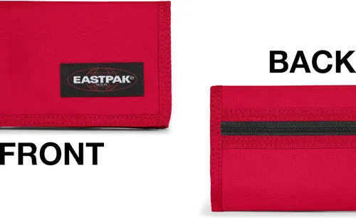 Vista 4 de Eastpak Crew - Cartera delgada con anillo para llavero, Rojo (Sailor Red), Tripulación Individual