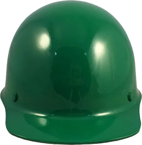 Vista 2 de MSA SkullGuard - Casco duro de fibra de vidrio, estilo gorra con Staz en suspensión, color verde personalizado