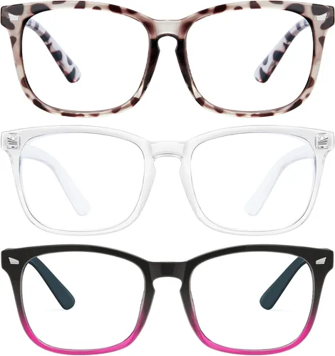 Vista 17 de hunsquer Gafas de luz azul para mujer/hombre