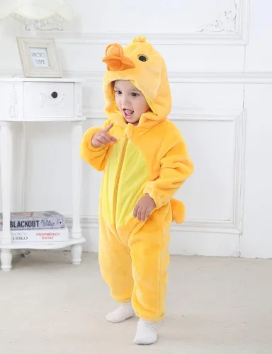Vista 5 de BJWEO - Lindo disfraz para bebé, niñas y niños pequeños y recién nacidos, disfraz de Navidad, Halloween, enterizo de invierno, piyamas de cosplay