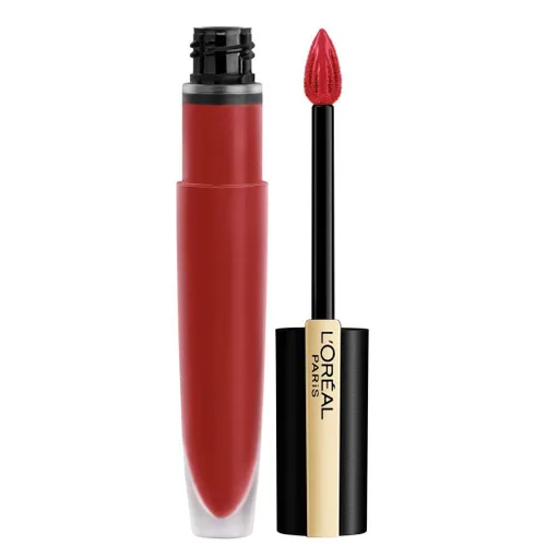Vista 11 de L'Oréal Paris Makeup Rouge Signature - Tinta de labios mate, Adored Adorado