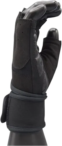 Vista 6 de MRX - Guantes de levantamiento de pesas para hombres, guantes de entrenamiento para hombre, guantes de levantamiento de muñeca, guantes de gimnasio