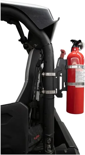 Vista 8 de Tusk Soporte para extintor de incendios UTV Billet compatible con Can-Am Maverick X2 Polaris XP 1000/Turbo