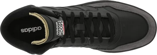 Vista 5 de adidas Hoops 3.0 Mid Tenis de baloncesto para hombre, negro, carbón (BlackBlackCarbon)