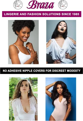 Vista 2 de No Adhesive Reusable Silicone Nipple Covers