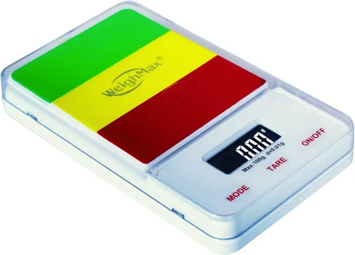Vista 2 de Weighmax Dream Series - Báscula digital de bolsillo, 100 x 0.00 oz, Rasta