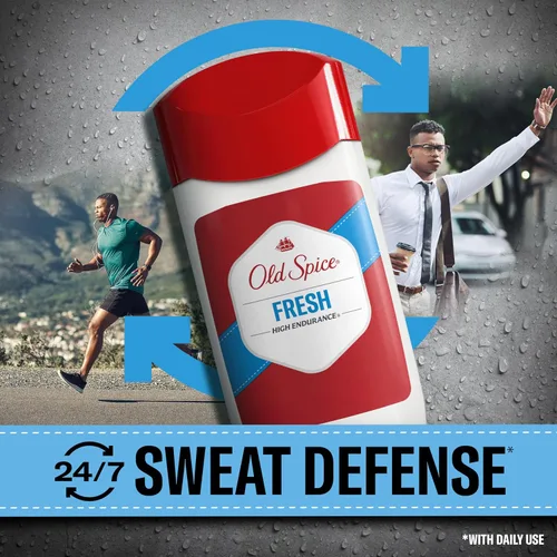 Vista 4 de Old Spice anti-perspirant High Endurance Solid Invisible, 3-Ounce de incienso (Pack de 6)
